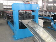 PLC Control Cable Tray Roll Forming Machine , Metal Roll Forming Equipment