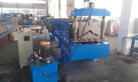 Hydraulic Metal Roofing Machines , Gutter Making Machine Wall Board Structure