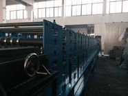 Galvanized Steel Double Deck Roll Forming Machine For Wall Panel 0.3-0.8mm