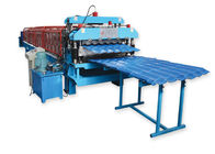 Metal Roofing Sheet Double Layer Roll Forming Machine By Chain Hydraulic Decoiler