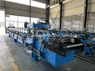 5T Hydraulic Decoiler Z Purlin Roll Forming Machine 24kw With PLC Control System