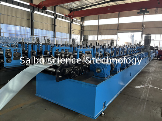 P Type Tube Welding Roll Forming Machine With Fly Saw Track Cutting