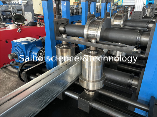 P Type Tube Welding Roll Forming Machine With Fly Saw Track Cutting