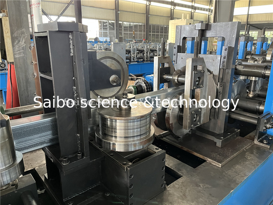 P Type Tube Welding Roll Forming Machine With Fly Saw Track Cutting