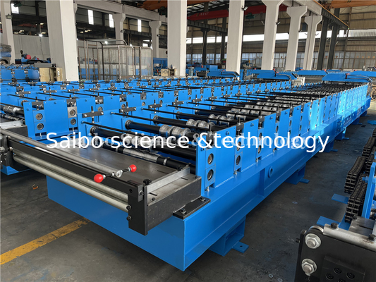 Automatic Drive Roofing Panel Forming Machine 20m/Min For Roofing 0.3-0.8mm Thickness