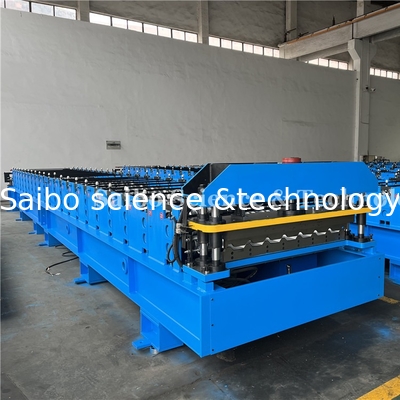 Automatic Drive Roofing Panel Forming Machine 20m/Min For Roofing 0.3-0.8mm Thickness