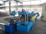 Cold Roll C Purlin Forming Machine for upright structure with 2 holes