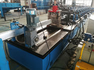 Manual / Hydraulic Decoiler Top Hat Roll Forming Machine , 70mm Solid Shaft