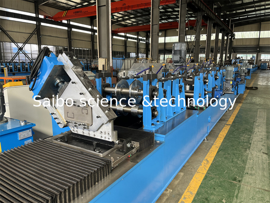 High Speed C Solar 10 Stations In Line Punching C Purlin Roll Forming Machine