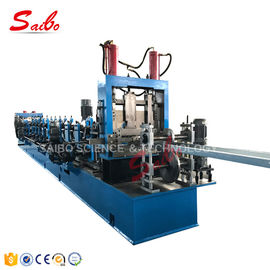 Manual Decoiler Roll Forming Machine For Purlin C Z Type One Side Chain