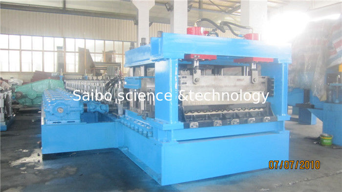 2 - 4mm Thickness Culvert Sheet Metal Roll Forming Machine With Track Cutting System 50HZ