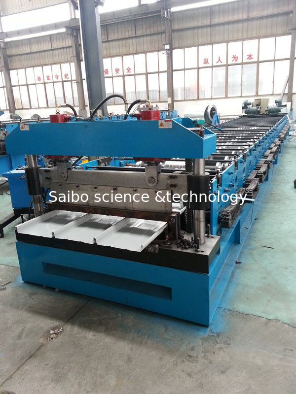 Color sheet steel Kliplock roll forming machine for manufacture