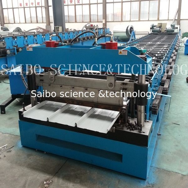 Chrome Surface Roof Panel Roll Forming Machinery With 40GP Container
